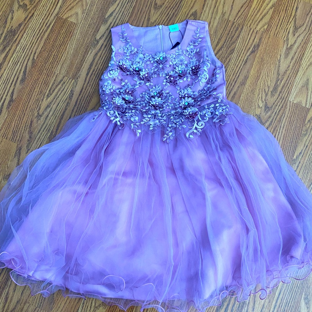 Mauve Party Dress With Tags